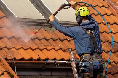 Démoussage et hydrofuge de toiture à Ouzilly